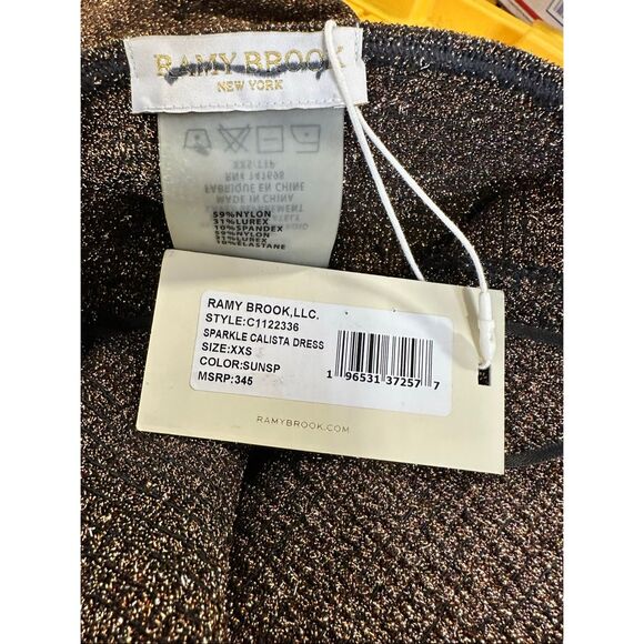 Ramy Brook Women’s Calista Metallic Smocked Maxi Dress XXS $345 - Picture 12 of 12